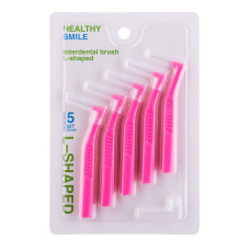 Healthy Smile L-shaped interdental brushes 0.6 mm, 5 pcs